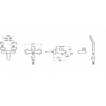 Roca L20 E3: 面盆、浴缸龍頭及花灑企柱套裝